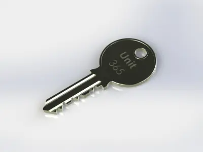 Yale Key Free 3D model