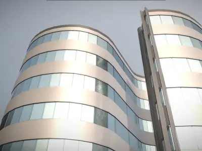 City Building Design S-1-5 Low-poly 3D model