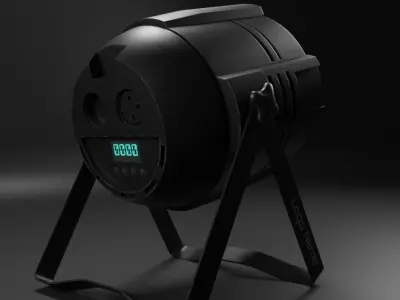 Par light Low-poly 3D model
