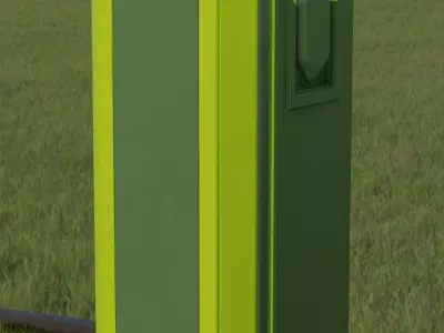 Charging Station Version 2 Low-poly 3D model