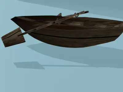Row Boat 3D model order