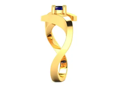 Women Ring 3D print model