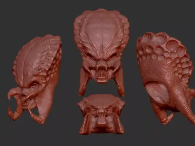 predator jungle hunter 3D print model