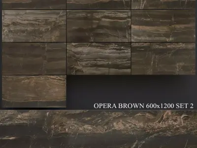 Peronda Opera Brown 600x1200 Set 2 3D model