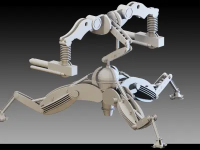5 War Robots-Vol 04- High detail 3d models Low-poly 3D model