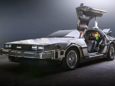 DeLorean  Back To The Future Episode 1 3D model