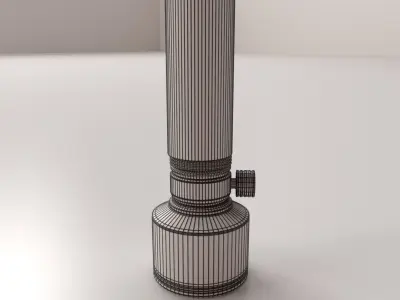 Camping Gas Lantern 3D model