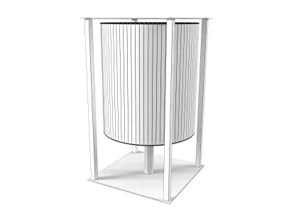 Lanterne II Table Free 3D model