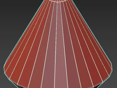 Messing hanglamp BL25 3D model