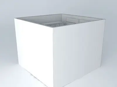 gisellyorkut cube with window Free 3D model