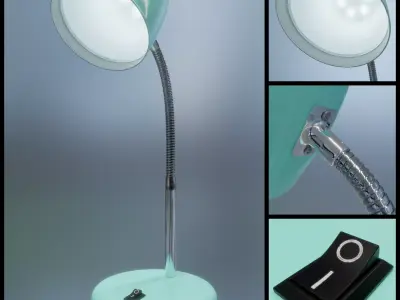 Desk Lamp Low-poly 3D model