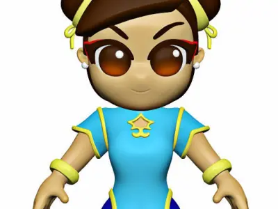 Chun Li  Street Fighter 6 3D print model