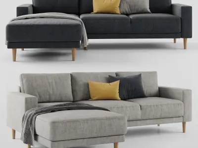 JYSK EGENSE chaise longue sofa 3D model