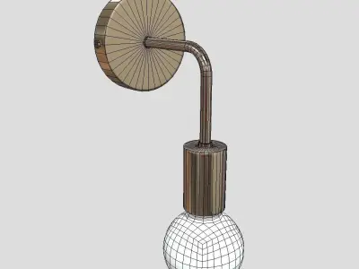 Wall Lamp 2 Low-poly 3D model purchase