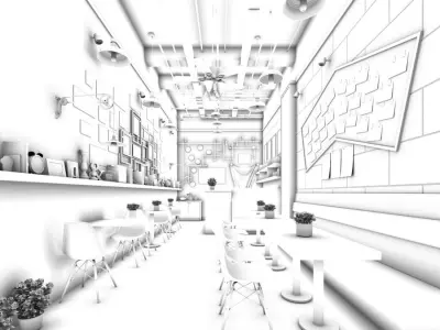 Business - Food Beverage 7-056 3D model