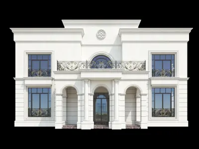 Classic Villa Design 005 3D model