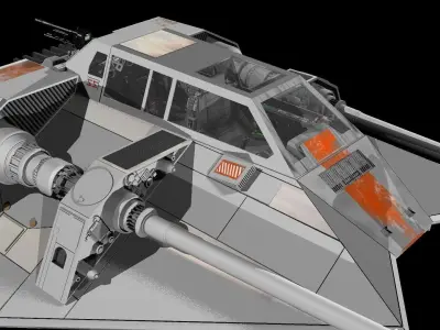 Star Wars T47 Snowspeeder 3D model