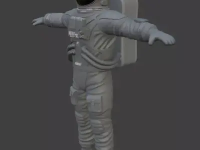 Spacesuit Astronaut EVA Suit 3D Model High Detail PBR 3D model