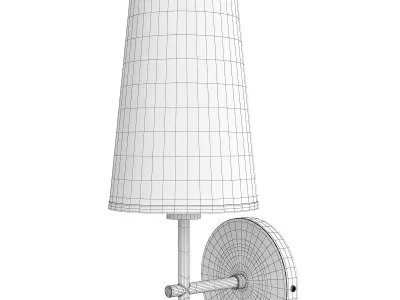 NOAH SHADED BATH SCONCE Low-poly 3D model