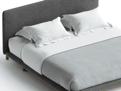 FRAME BED De La Espada Design Neri Hu 3D model