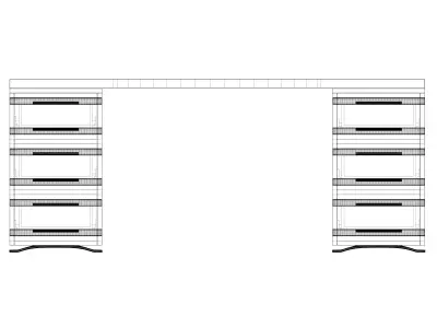 Office Table 3D model