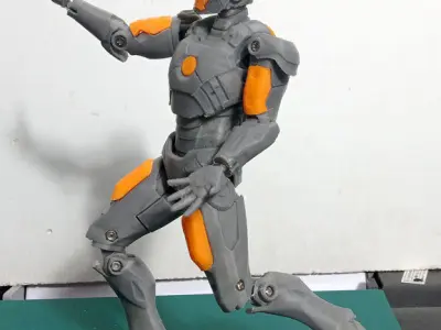 Iron Man Mark-VII Scale 1-10 Articulated Figure 3D print model