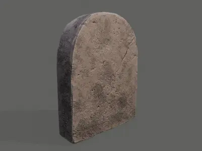 Tombstone PBR asset 3D model