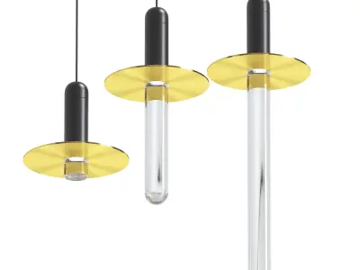 Cascade S Hanging Lamp 3D model