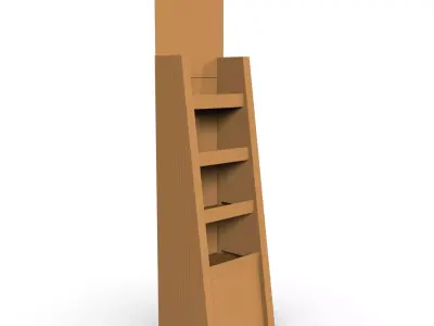 Point of Sale Cardboard Display Stand Texture