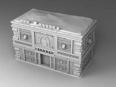 Mayan palace 3D print model