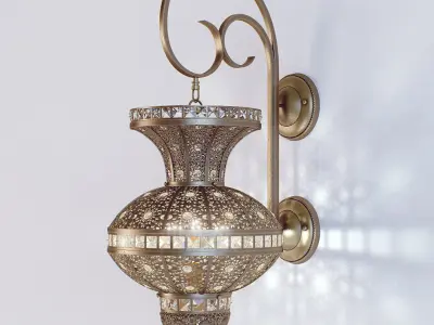 Crystal Morocco lamp 3D model
