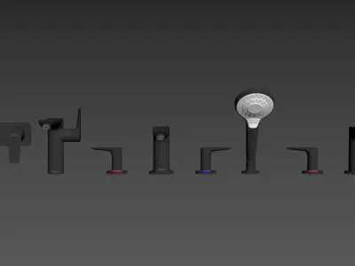 Kitchen Faucet Collection HANSGROHE Talis E 3D model