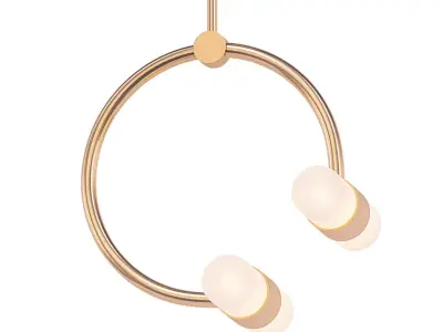 Rae 4 Light Pendant 3D model