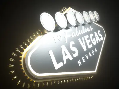 Las Vegas Sign 3D model