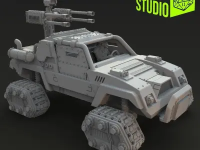 Lycan Assault Truck 3D print model