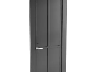 Modern entrance door 34 3D model