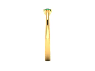 Solitaire Stylish Ring 3dm stl fbx obj render details 3D print model