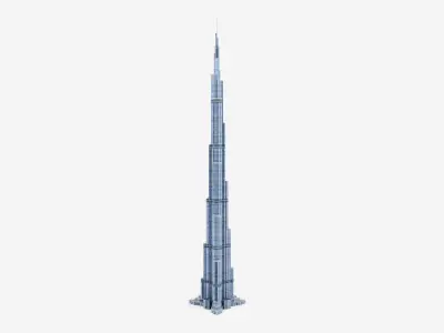 Burj Khalifa 3D model