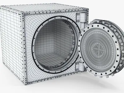 high detail vault model 3D model