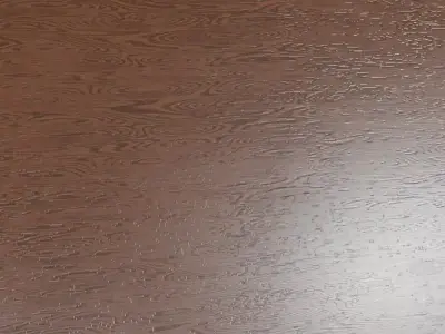 Polished Dark Walnut Wood Surface PBR Texture