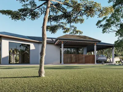 Small House 04 Low-poly 3D model