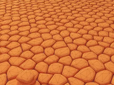 Paving old clay 3D model