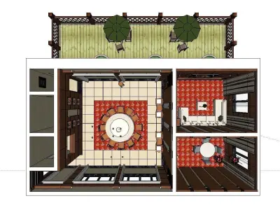 vacation spot-Resort-Fashion Leisure Hotel-0269 3D model