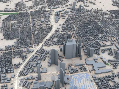 Las Vegas City Nevada USA 3D model
