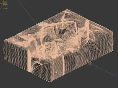 Planet - Ice Cliff 03 3D model