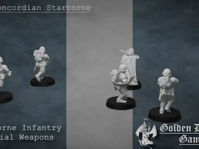 Starborne Infantry 3D print model