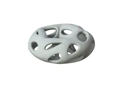 SciFi Cube Object No 66336 Low Poly Shape Low-poly 3D model