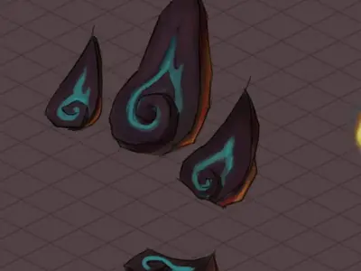 Lava Hell - Stone Leaf 24 3D model