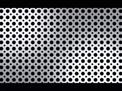Perforated panel with 35 percent opening 25O144 3D model