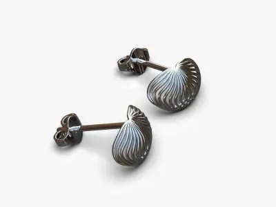 Light earrings 3D print model